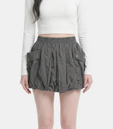 Luna Washed Cargo Balloon Skirt