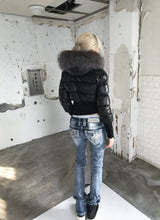グレイシャージップクロップパッファージャケット