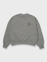 ゴーストスウェットシャツピグメントダイ - グレー