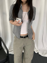 Lecca Rolled-up Check Shirt