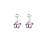 [Silver 925] Cubic Star Earrings