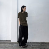 Structured Linear Knit Top