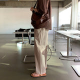 LMN Nomace Cotton Coolinen Banding Wide Pants (6 colors)