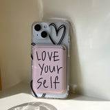 BlackPink- Love yourself Magsafe Phone Case Card Pocket Set
