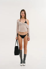 Maroon square bag