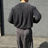 LMN Angora Shoulder Burton Stripe Long Sleeve Tee (3 colors)