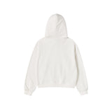 25FW WOMAN クラウドフォントクロップフーディー クリーム