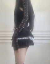 Koap lace frill skirt (2color)
