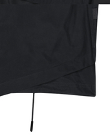 Draped Field Parka / Black