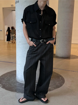 [S/S] Western シースルーリンクルシャツ(3color)