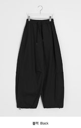 [unisex] ハビンジバルーンストリングコットンバンドパンツ