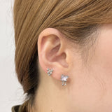 [SET] Aurora Butterfly Ribbon Piercing