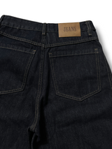  Curved stitch denim pants