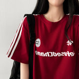Hardy lettering line jersey short sleeve T-shirt