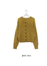 26FW★ [BAONHAUS] Cotyren Round Knit Cardigan