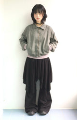 Floating cut banding skirt