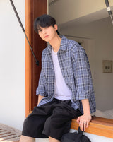 Monet Summer Check Shirt