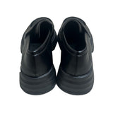 クラシックペニーハイヒールラウンドトゥローファー (Black)
