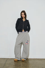 rd check pants (grey)