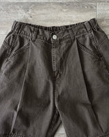 MP WASHED CURVED PANTS BR