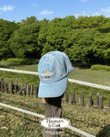 SUNSHINE WASHED DENIM BALL CAP / BLUE
