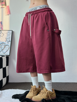 スナップオーバーベーシックバミューダパンツ 🩵💕🧸🤎8COLOR