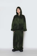 spray-washed string pants