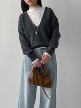 Dot Wave Turtleneck T-Shirt