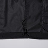 Poly Cotton Zip Shirts Jacket - BLACK