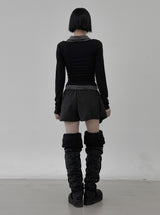 Merve Wrap Skirt Pants