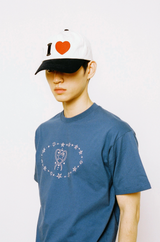 I LOVE WEBHOUSE CAP - Cream/Navy