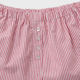 ストライプレースショーツ (レッド)