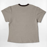 スターフォントロゴセミクロップTシャツ - 6COLOR