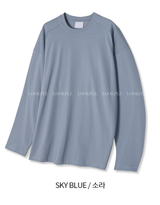  Logane USA Supima cotton overfit long sleeve tee