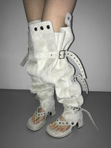 LATENCY open toe boots(3 color) 