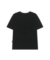 ユニオンジャックヴィンテージグラフィックレギュラーフィットTシャツ - ブラック