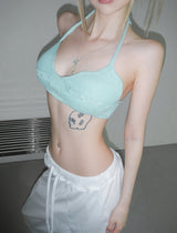 hazel knit crop  bratop(3 color) 