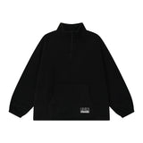 フリースクラシックプルオーバー (ブラック)