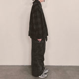 double check deconstructed shirt_black