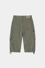 ヴィンテージ ミリタリー カプリ カーゴパンツ(Washed Khaki)