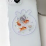 ゴールドフィッシュフィッシュボールスマホケース_matt