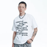 Washed Crop Lettering Short Sleeve - WHITE