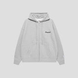 CIRCLE MAP ZIP HOODIE