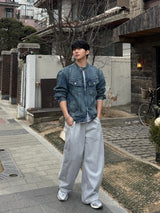 Luen incised balloon pants