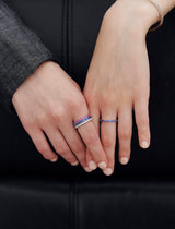 26SS★ Essence Silver (W) Lace Tennis Ring S Neo Ruby