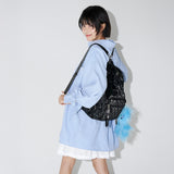 RELAXED PIN STRIPE SHIRT (SkyBlue)