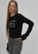 [MADE] Kenny Jacquard See-Through Knit