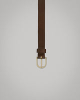 Basic leather belt_brown