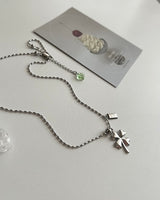 cjn ラッキークローバーキッシュ2wayボールドネックレス