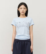 (W) Pixel Printed Top